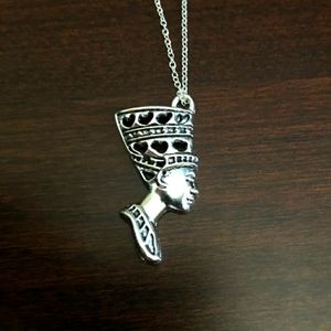 Nefertiti necklace silver queen Egypt diva